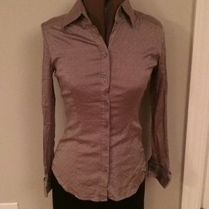 Geometric print blouse size small New York & co